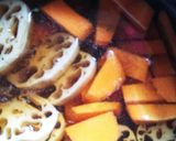 チンゲン菜とれんこんの煮浸し作り方4写真