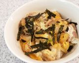 甘〜い♪つゆだくの親子丼作り方9写真