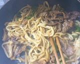 簡単！ラーメンスープで焼うどん作り方8写真