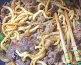 簡単！ラーメンスープで焼うどん作り方9写真
