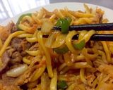 簡単！ラーメンスープで焼うどん作り方11写真