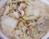 白菜と豚肉の煮物作り方2写真