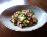 そら豆と豚肉のオイスター炒め♪作り方6写真