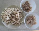 根菜と鶏皮のピリ辛ごま味噌炒め作り方1写真