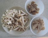 根菜と鶏皮のピリ辛ごま味噌炒め作り方1写真