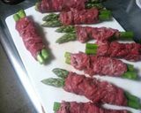 アスパラの牛肉巻き焼き♪作り方3写真