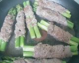 アスパラの牛肉巻き焼き♪作り方4写真