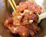 豚ヒレ肉の米粉カレー炒め。作り方2写真