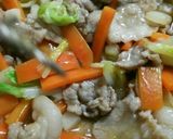 簡単激ウマ！めんつゆで八宝菜！作り方6写真