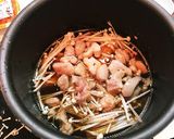 鶏肉とエノキの炊き込みご飯♪作り方5写真