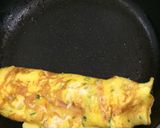 お弁当に☆⑥カニカマと青ネギ入りの卵焼き作り方3写真