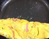 お弁当に☆⑥カニカマと青ネギ入りの卵焼き作り方5写真