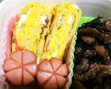 お弁当に☆⑥カニカマと青ネギ入りの卵焼き作り方8写真