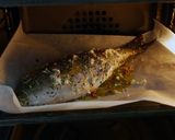 アンチョビとにんにく♪ハーブ焼きの白身魚作り方4写真