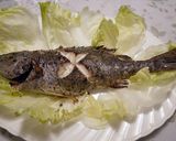 アンチョビとにんにく♪ハーブ焼きの白身魚作り方5写真