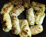 バターで焼き目をつけたロールキャベツ作り方14写真