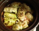 バターで焼き目をつけたロールキャベツ作り方15写真