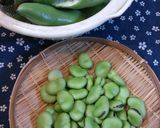 ♪やさしい初夏の味♡空豆の塩茹で♪作り方2写真