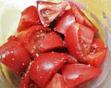 冷製トマトのムース仕立て豆腐マヨ添え作り方1写真