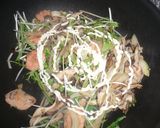 美味しい！さけマヨにんにく炒め作り方4写真