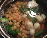 俺流！ひよこ豆と洋風野菜のサラダ作り方2写真