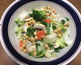 俺流！ひよこ豆と洋風野菜のサラダ作り方6写真