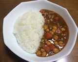 俺流！ひよこ豆と鶏ひき肉のカレー作り方8写真