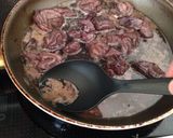 牛シチュー肉と赤ワイン。醤油で和風煮込み作り方7写真