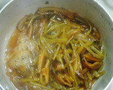 蕗と椎茸の佃煮作り方5写真