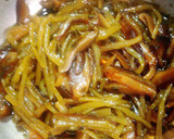 蕗と椎茸の佃煮作り方6写真