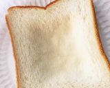 朝ごはん 半熟卵パン作り方1写真