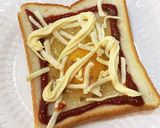 朝ごはん 半熟卵パン作り方3写真