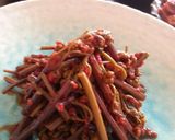 わらびのピリ辛和え作り方1写真