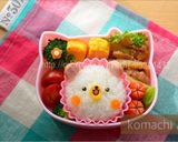 幼稚園 お弁当 キャラ弁*くまちゃん作り方8写真
