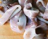 イカと大根の生姜煮作り方1写真