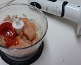 人参ドレッシングソースの健康ハンバーグ作り方4写真