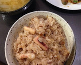 簡単♪イカの炊き込みご飯作り方3写真
