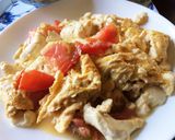 【手抜♪】豆腐とトマトの卵炒め作り方6写真