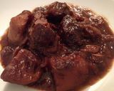 牛シチュー肉と赤ワイン。醤油で和風煮込み作り方12写真