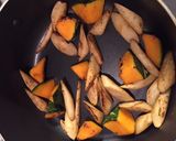 鶏と牛蒡とかぼちゃのあっさりだし生姜煮作り方2写真