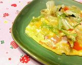 手早く一品☆白菜とベーコンのキム卵とじ♪作り方6写真