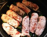豚ロース肉の野菜巻き巻き♪照り焼き♪作り方5写真