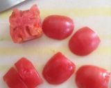 トマトの飾り切り＊可愛いおもてなしサラダ作り方4写真
