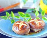 おもてなし✿肉厚椎茸の肉詰めふっくら焼き作り方4写真