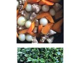 新たまねぎと新緑茶葉の餃子なべ作り方3写真