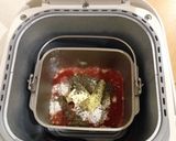 HBトマトジュース食パン♪作り方1写真