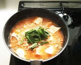 豆板醤で！辛さ控えめ『味噌チゲスープ』作り方10写真