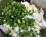 ネギ胡麻オニギリのとろろ昆布巻き作り方1写真