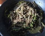 簡単！スピーディ！ワラビのナムル風炒め作り方3写真