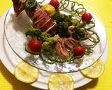 バジルコンソメスープの☆姿イカと野菜達作り方6写真